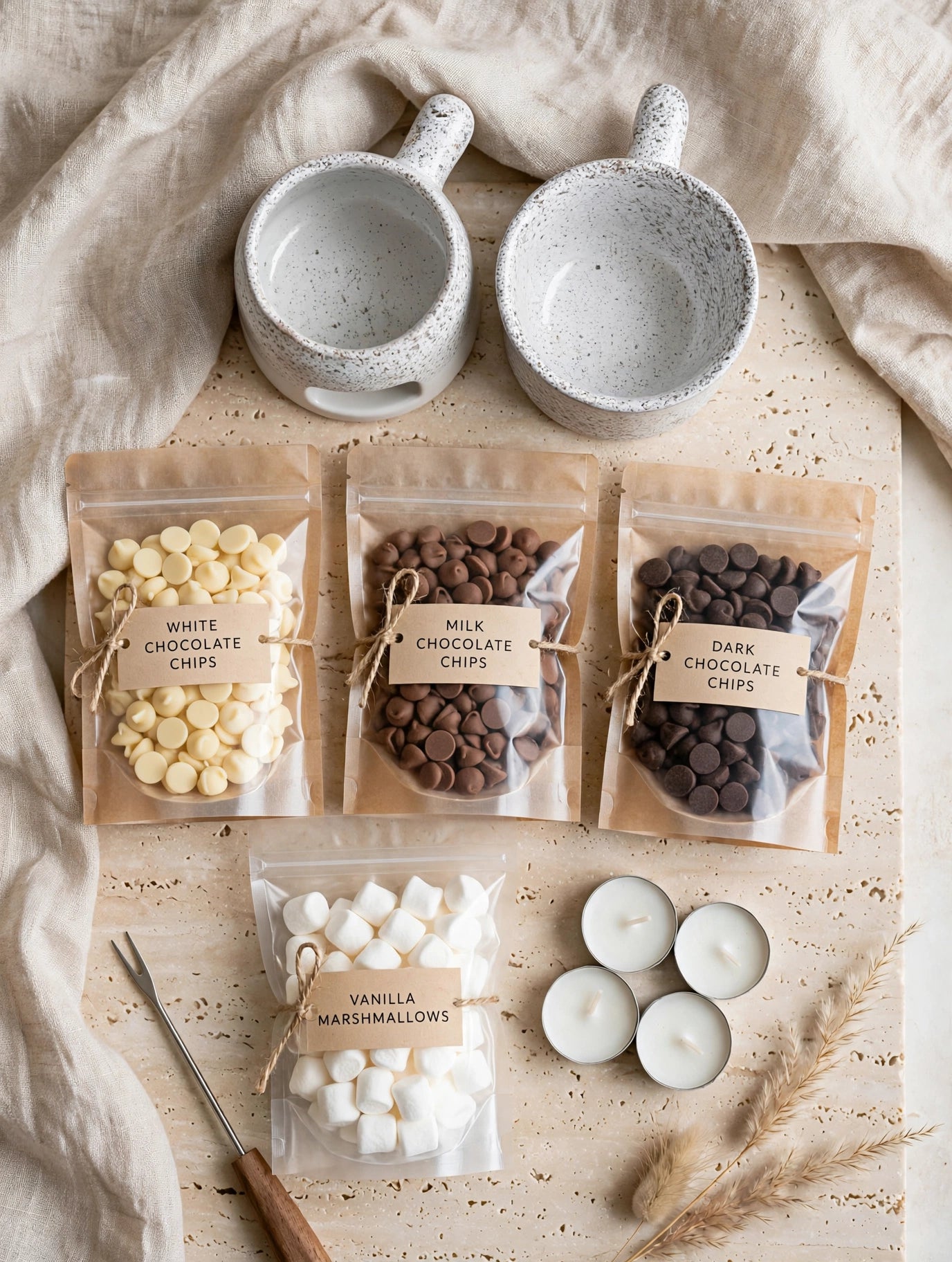 Fondue flare kit